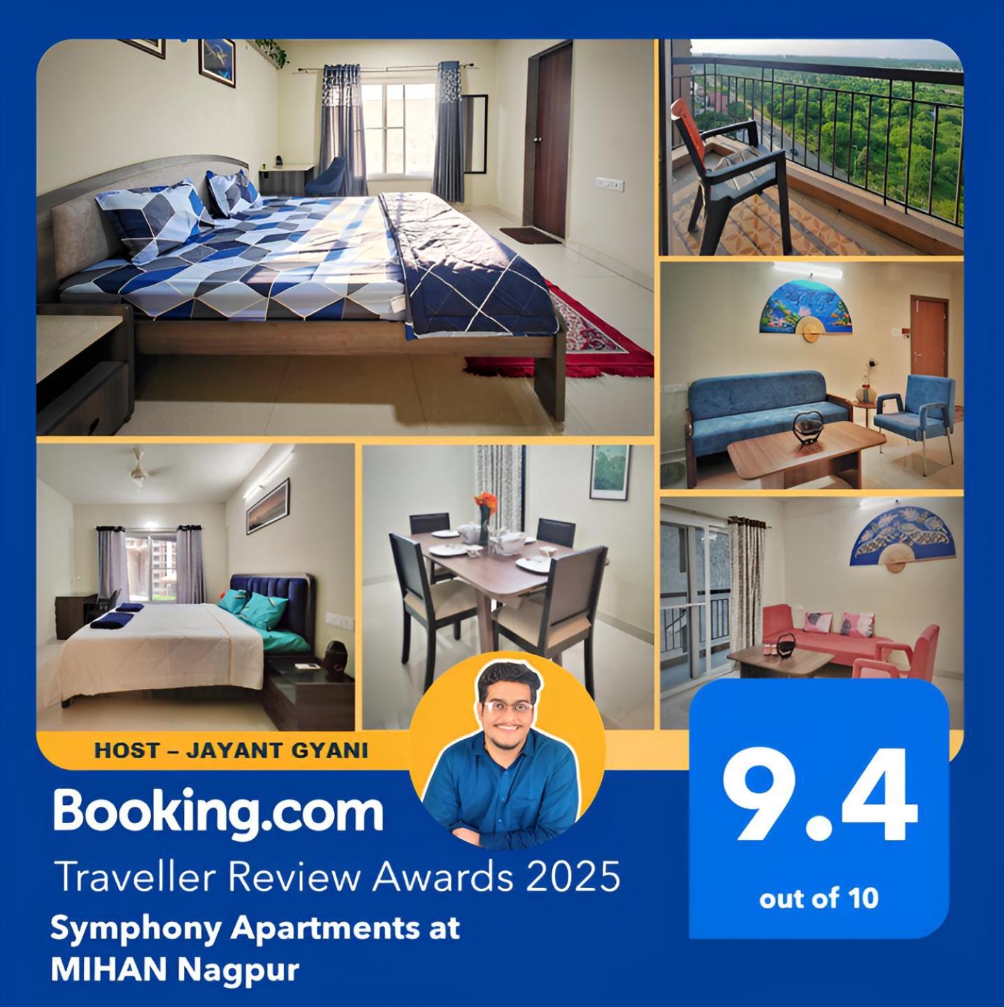 Symphony Apartments At Mihan Нагпур Екстериор снимка